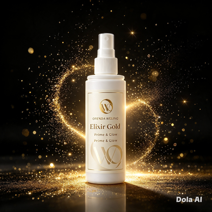 Elixir Gold Prime & Glow | 24 Carat Gold Facial Mist | 120ml