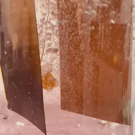 Process using 24k gold 
